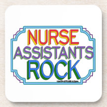 Nurse Assistants Rock Drink Coaster