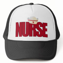 NURSE BIGRED with Cap Trucker Hat