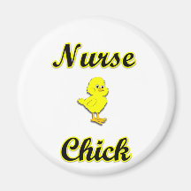 Nurse Chick Refrigerator Magnet