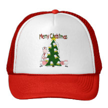 Nurse Christmas Design "Merry Christmas" Mesh Hat