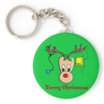 Nurse Christmas Reindeer Gifts keychains