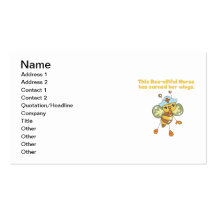 Nurse Earned Her Wings T-shirts and Gifts Business Cards