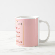 Nurse Gifts "Recipe For a Nurse" Coffee Mugs