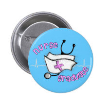 Nurse Graduate Gifts (Cap and Stethoscope Design) Pins