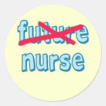 Nurse Graduation Products Stickers