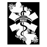 Nurse Heart Tattoo Post Card