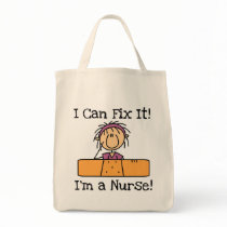 Nurse I Can Fix It T-shirts and Gifts Canvas Bags