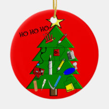 Nurse Medical Christmas Ornament