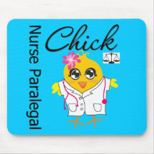 Nurse Paralegal Chick v2 Mousemat