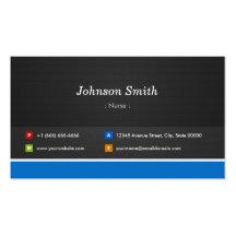 Nurse - Professional Customizable Business Cards