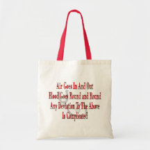 Nurse/Respiratory Therapist Gifts Canvas Bags
