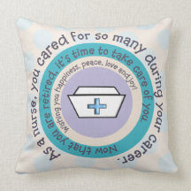Nurse Retirement Pillow