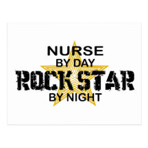 Nurse Rock Star by Night Post Cards