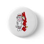 NURSE Sock Monkey buttons