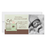 Nursery Themed Birth Announcements photo cards