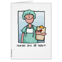 nurses are all heart cards