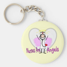 Nurses Are Angels Keychain