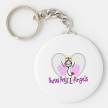 Nurses Are Angels Keychains