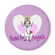 Nurses Are Angels Magnet