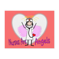 Nurses Are Angels Postcard
