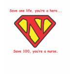 Nurses are heros t-shirt