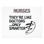NURSES  ARE SMARTER THAN DOCTORS PERSONALIZED ANNOUNCEMENT
