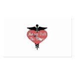 Nurses Call The Shots Business Card Template