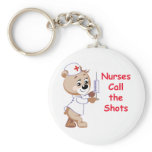 Nurses Call the Shots - Nurse Bear keychains