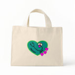 nurses care teal heart tote bag