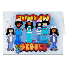 Nurse's Day Card - Groovy Nurse's