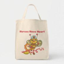 Nurses Have Heart T-shirts and Gifts Canvas Bag