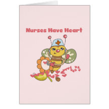 Nurses Have Heart T-shirts and Gifts Greeting Card