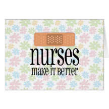 Nurses Make it Better, Bandage Cards