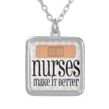 Nurses Make it Better, Bandage Custom Necklace