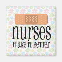 Nurses Make it Better, Bandage Fridge Magnets