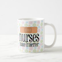 Nurses Make it Better, Bandage Mugs