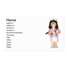 Nurse's Profile Card Business Card Template
