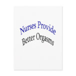 nurses provide better orgasms postcards