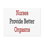 Nurses Provide Better Orgasms postcards