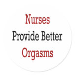 Nurses Provide Better Orgasms stickers