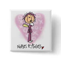 Nurses R Angels Tshirts and Gifts Pinback Button