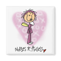 Nurses R Angels Tshirts and Gifts Refrigerator Magnets