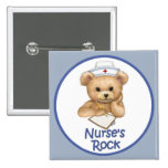 Nurse's Rock Pinback Buttons