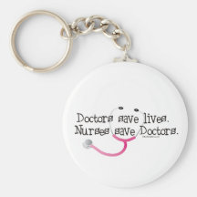 Nurses save Doctors Keychains