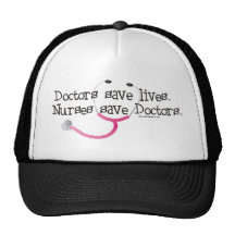 Nurses save Doctors Trucker Hats