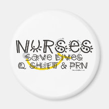Nurses Save Lives Refrigerator Magnets