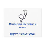 Nurses' Week postcard