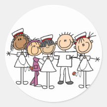 Nurses Week T-shirts and Gifts Round Sticker