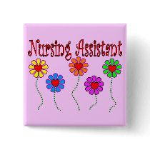 Nursing Assistant Gifts--Floral Design Pin