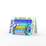 Nursing "Hardest Job You'll Ever Love" Gifts cards